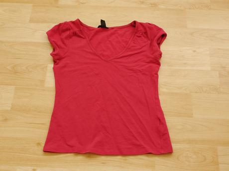 Ruzove tricko vel. s h&m, h&m,s