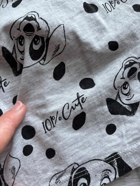 Ob/ šaty 101 dalmatin šedé - v.2/3 roky, disney,98