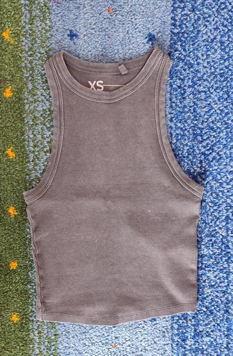 Šedé triko bez rukávů, new yorker,xs