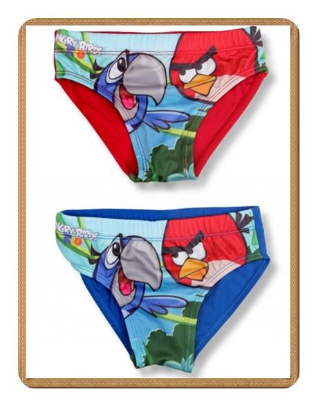 Plavky kluk angry birds rio vel 110 -140 4-10let, 104 - 140
