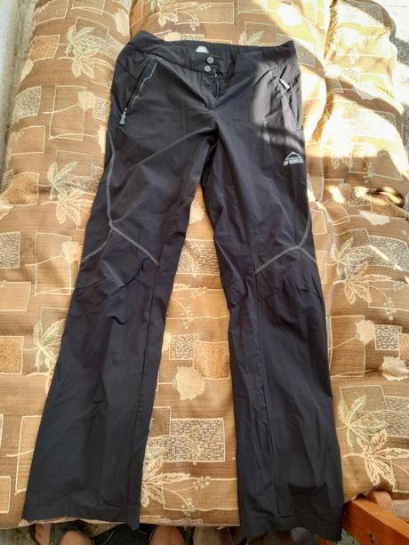 Šusťákové kalhoty mckinley černé dámské, s