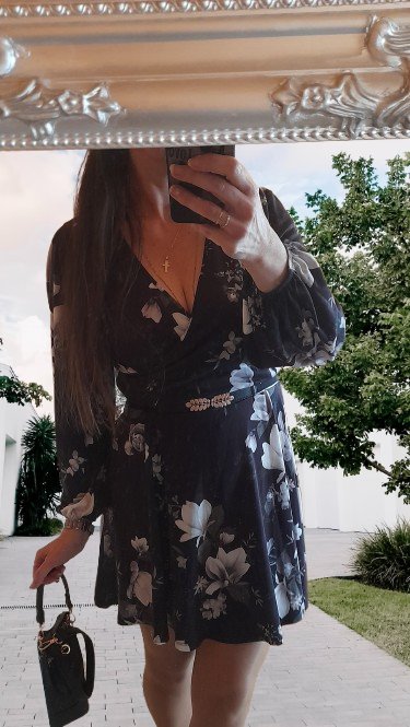 Lipsy květované šaty s dlouhými rukávy, lipsy london,42