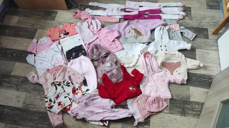 Balík/set 31ks dívčí-miminko 0/3,3/6m, 50–62