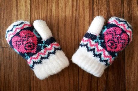 Zimní rukavičky, palčáky, vel.68/74, 68