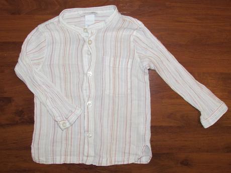 Košile s mačkaným efektem, h&m,86