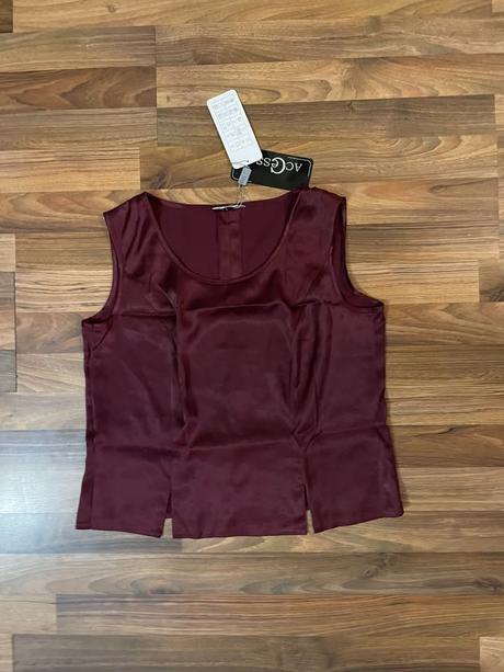 Nový satén top, vel xl/164, acces, xl