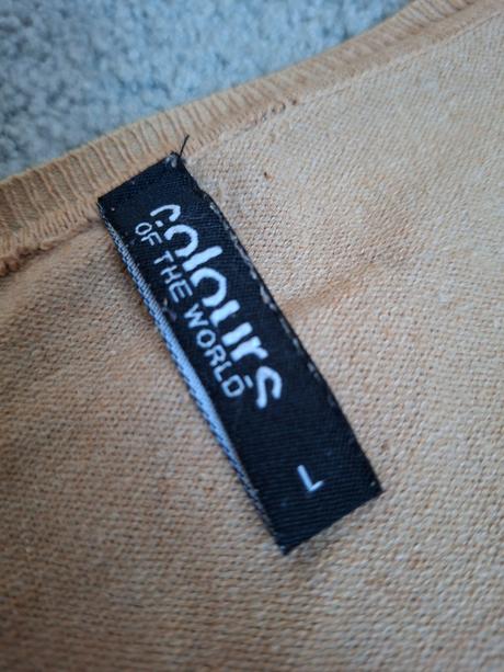 Svetr na knoflíčky, colours of the world,l