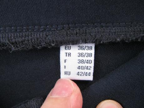 Elastické kotníkové kalhoty s galonovými pruhy, tchibo,38