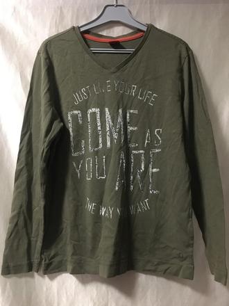 Vel. 140 khaki zelené triko, 140