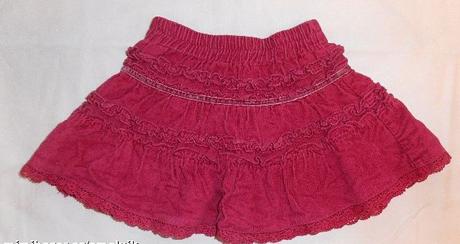 I92. manšestrová sukýnka s kalhotkami, adams,74