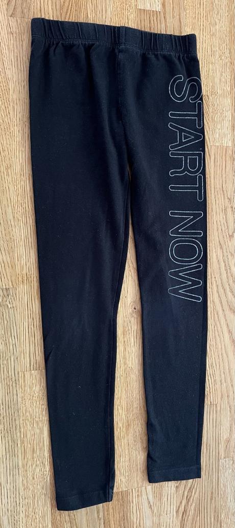 Leginy & elasťáky černé vel. 128/134, 128