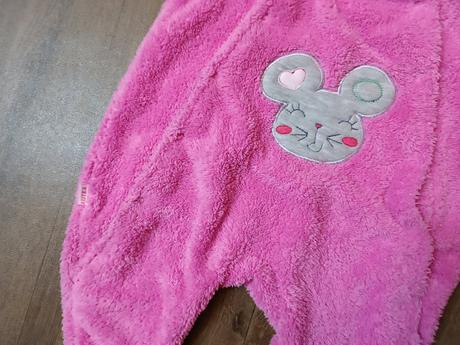 Dívčí chlupatý overal/kombinéza autex baby,vel 68, autex,68