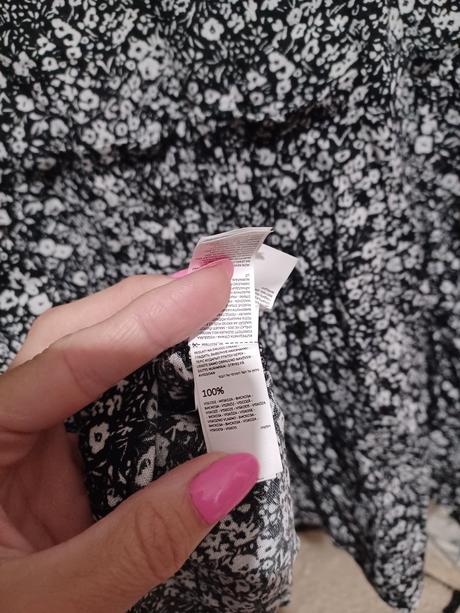 Viskózové šaty s květinami 152/158, reserved,152