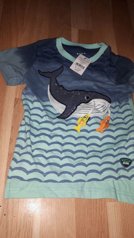 Tricko s velrybou 86 nutmeg, nutmeg,86