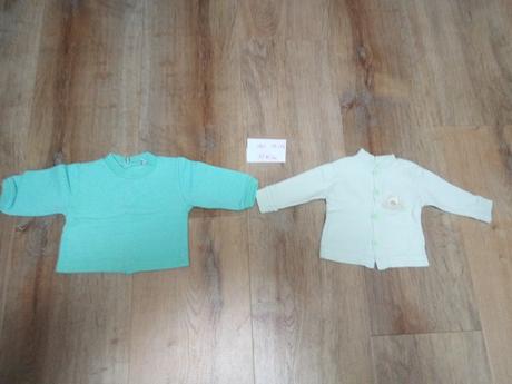 2 x kabátek / tenká mikinka, 56