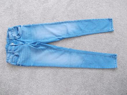 Modré rifle / džíny, vel.152, c&a,152