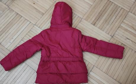 Bunda geox vel. 116 tm. červená (bordó), geox,116