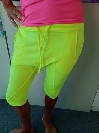 Neonové baggy/nasrávačky zn."l&y italy" vel."m/l", m