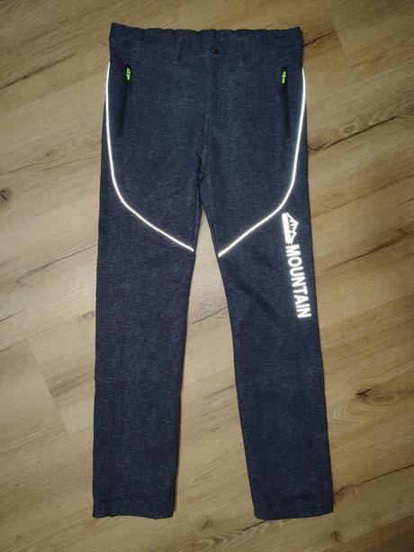 Dětské zimní softshellové kalhoty 164, 164