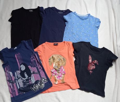 Trička vel. 134-140 - cena celkem, george,134