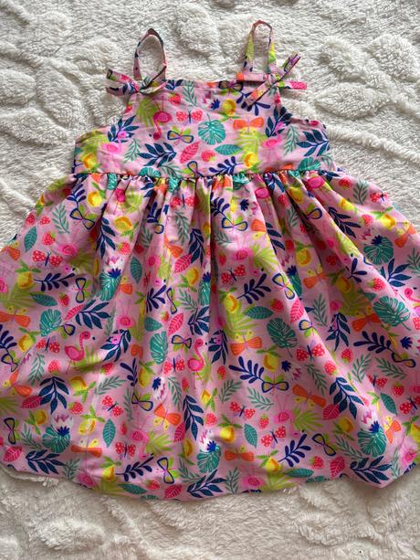 Šaty barevné - v. 12/18 měs., 86