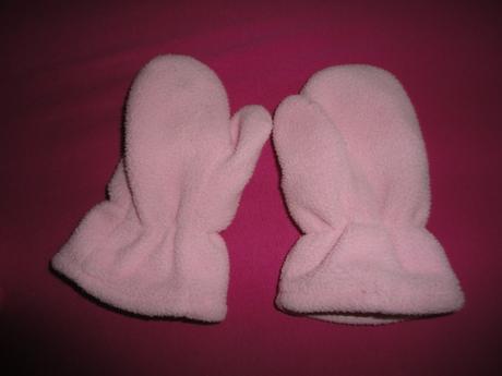 Jemně růžový fleec set s princeznou, vel. 1-2 roky, 92