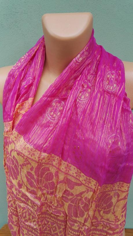 Pestrý šátek šála orientální styl,