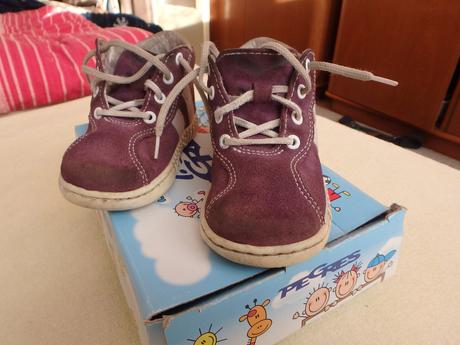 První boty - fialové, pegres,20