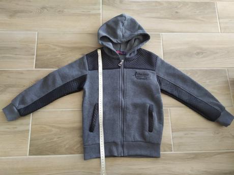 Šedá mikina s kapucí, good children,134