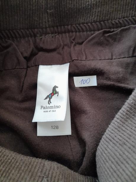 Podšité plátěné kalhoty, caa, vel 128, c&a,128