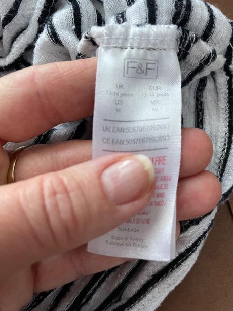 Top crop úpletový - v.13/14 let, f&f,164