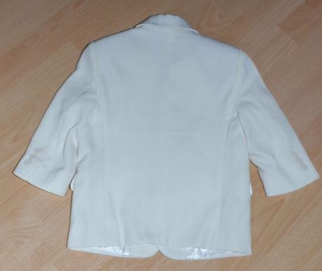 Společenské svatební sako smetanové barvy, 92