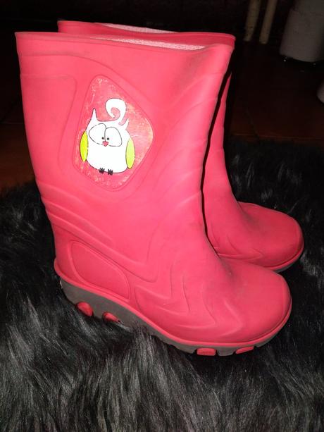 Dívčí gumáky sovička vel. 27, vnit.stélka 17 cm, 27