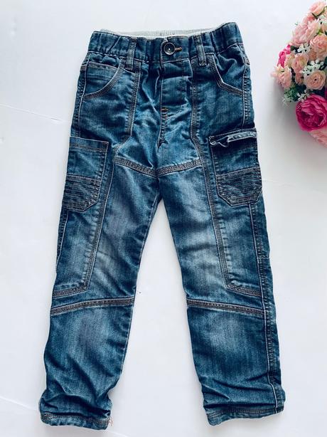 Džíny zateplené - v.5/6 let, f&f,116