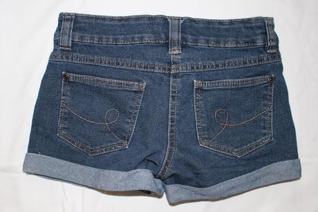 Op631. riflové kraťasy 7-8 let, denim co,128