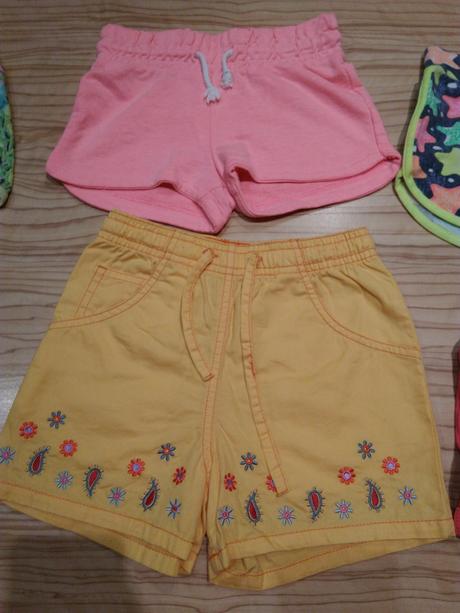 4 x kraťasy, vel 110/116, 110