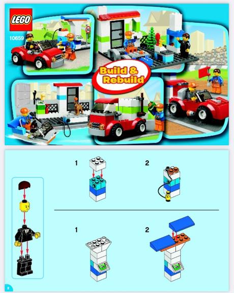 Lego kufřík autíčka junior 10659, 