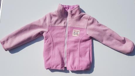 C23	dívčí oboustranná šusťáková bunda, 74