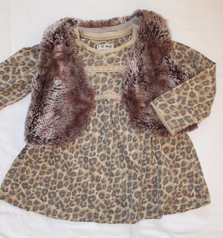 Op186. tunika + vestička 2-3 roky, next,98