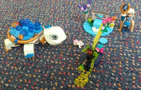 Lego elves 41191 - naida & the water turtle ambush, 