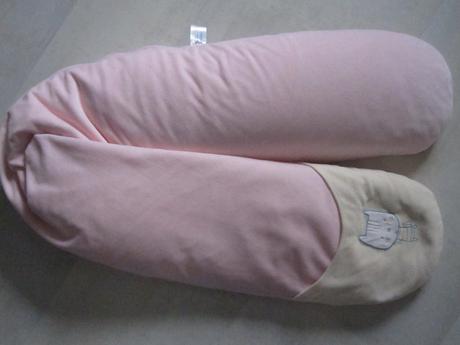 Sametkový růžový velký polštář, 