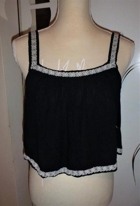 Podprsenkový topík v boho stylu-vel.m-l, m