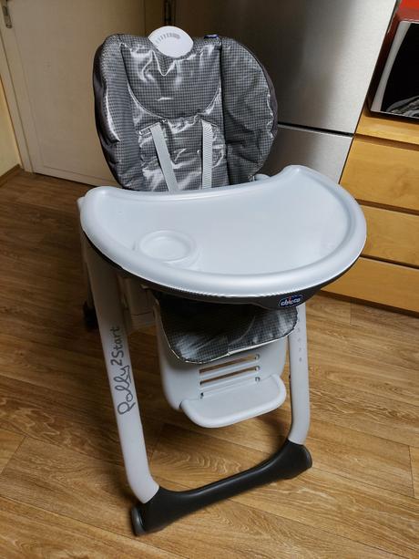 Jídelní židlička chicco polly 2 start, chicco