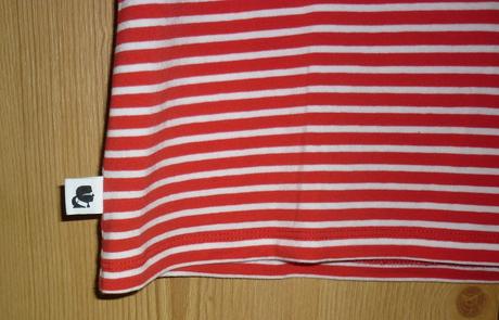 Červeno - bílé dámské tričko karl lagerfeld, s