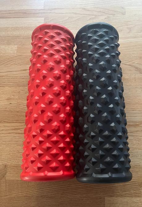 Masážní váleček & roller decathlon - červený,