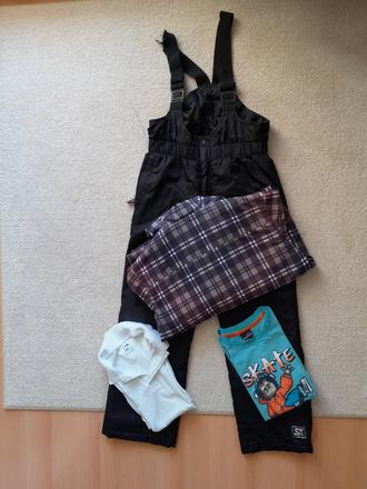 Zimní set, vel. 134/140, c&a,140