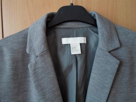 Šedé sako sáčko h&m, h&m,36