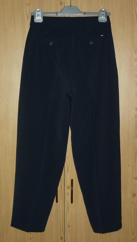 Navy - tmavě modré dámské kalhoty tommy hilfiger, tommy hilfiger,xs