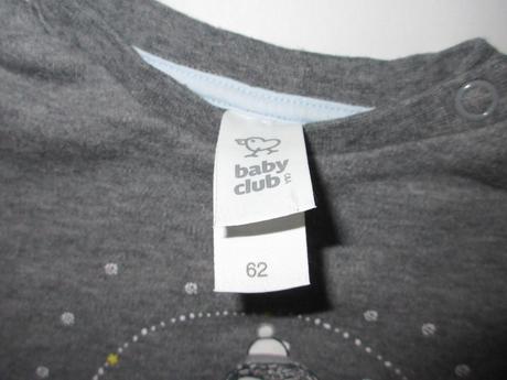 Tričko s dlouhým rukávem zn. baby club (c&a), baby club,62