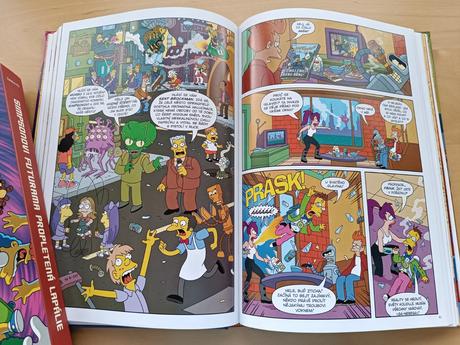 Komiks simpsonovi futurama (velká kniha+desky),